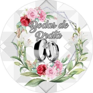 Imagem de Painel Redondo C/ Elástico 1,50m Casamento - Fadrix