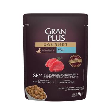 Imagem de Gran Plus Gourmet Sachê Gatos Adultos Atum 85g - Granplus