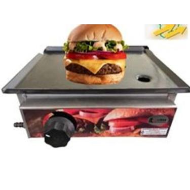 Imagem de Chapa Chapeira De Lanche Porções Hot Dog Hamburguer 35x30 - Avanci Bra