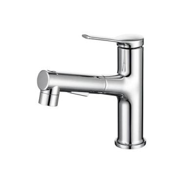 Imagem de Torneira Luxo Lavatório Monocomando Bica Móvel 3 Jatos Inox - KOKAY