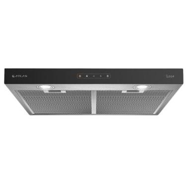 Imagem de Depurador 60cm De Cozinha Exaustor Inox Removível 110v - Atlas