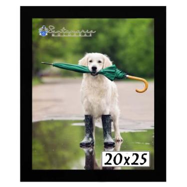 Imagem de Moldura Porta Retrato 20X25 Preto - Santamaria Molduras