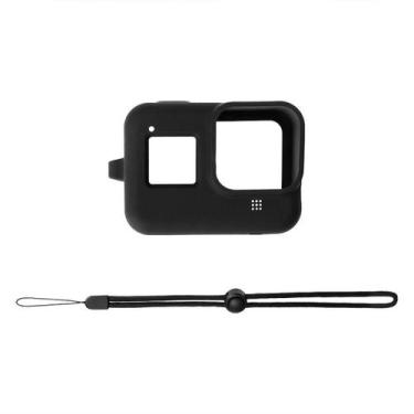 Imagem de Capa de Silicone para GoPro Hero 8 Black + Cordão Ajustável - FUNPro, 