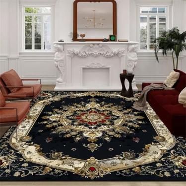 Imagem de Tapete de luxo grande para sala de estar, sofá retrô de tamanho grande, tapetes de área, quarto, vestiário, lavável, DT, 4390, flanela, 3.200 x 250 cm, 78,7 x 98 pol.