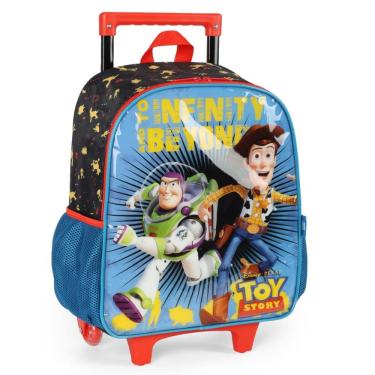 Imagem de Mochila De Rodinhas Azul Com Alça Escolar Luxcel ToyStory