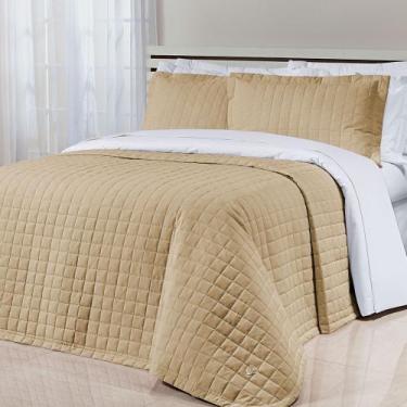 Imagem de Cobre Leito Colcha Solteiro Glass Tecido Percal 200 Fios Algodão Matel