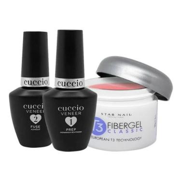 Imagem de Kit Cuccio P1 Desidratador P2 Primer E Gel Star Nail Pink - Star Pro B