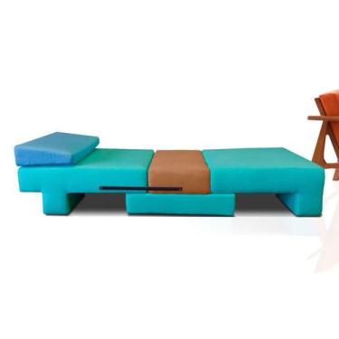 Imagem de Sofá Cama Que Se Transforma Em Cama - Poltrona Cama - Casa Selu, Sarja