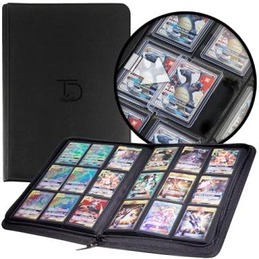 Imagem de TopDeck TopLoader Binder | Comporta mais de 200 capas rígidas Toploaders | Álbum de cartas colecionáveis de 9 bolsos | Pasta de armazenamento de longo prazo | Mangas de carga lateral | Pasta Pokemon/MTG/Yugioh/TCG | Suporte de troca e esportes