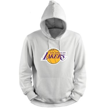 Imagem de Blusa Moletom Capuz Basquete LAL Los Angeles Kobe Basketball - Loja Wh