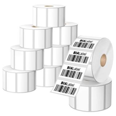 Imagem de Etiquetas Térmicas BiaLabel 2x1 (1300 Etiquetas/Rolo) - Compatível com