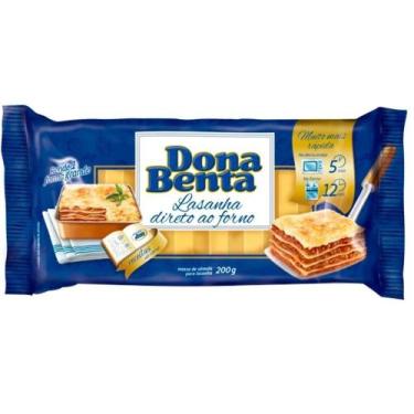 Imagem de Macarrão p/ Lasanha Direto ao Forno 200g - 12 unidades - Dona Benta