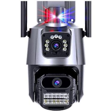 Imagem de Câmera Dupla WiFi  6MP Full HD 4K com Alarme Integrado Detecção Humana