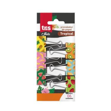 Imagem de Binder Clips Tris Holic Tropical 06Un