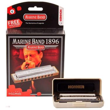 Imagem de Gaita Harmonica Marine Band 1896/20 - G (Sol) - Hohner