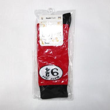 Imagem de PAR MEIAS PERSONAGEM HARRY POTTER CANO LONGO STYLE TAMANHO 33/38 PLATAFORMA 9 3/4