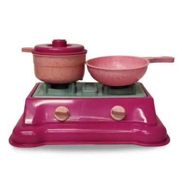 Imagem de Brinquedo Infantil Fogão E Panelas Mr Chef Kids +3 Anos Cadplas