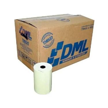 Imagem de Bobina Térmica 79mm X 40m Dml Caixa 30 Unid Branca