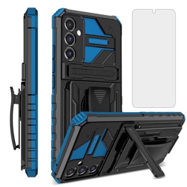 Imagem de Capa de celular para Samsung Galaxy S24 Plus S24+ 5G com protetor de tela, clipe de cinto, suporte híbrido, resistente, resistente, de grau militar, capa protetora S24Plus 24S + S 24, 24+, feminino