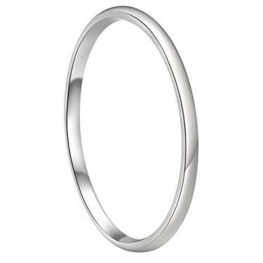 Imagem de Anel de casamento unissex de 1 mm, 2 mm, 3 mm, 4 mm, 5 mm, 6 mm, 7 mm, 8 mm, branco de tungstênio, ouro amarelo/ouro rosa/preto, polido, confortável, tamanho 3 a 17