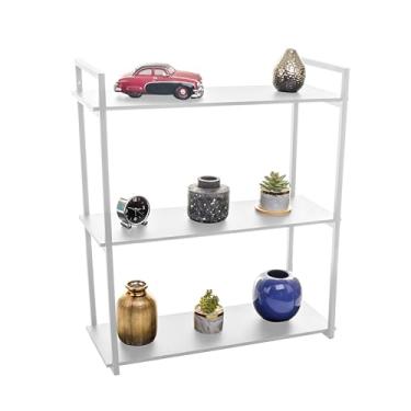 Imagem de METALTRU - Prateleira Tripla Metalon, Branco com Branco.
