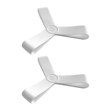 Imagem de kowaku Fin Keepers Scuba Diving Finos Acessórios de substituição de silicone Strap Screp Screp para na espingarda livre de Fretendiving , White M 39 to 41