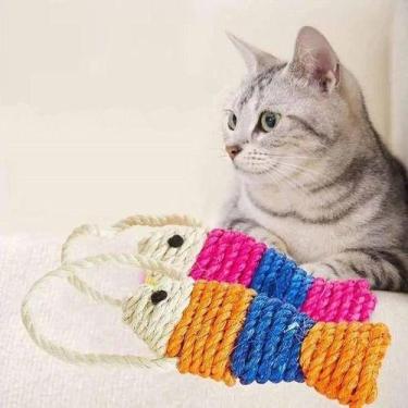 Imagem de Brinquedo Para Gato Gatos Brinquedo Interativo com Sisal para Gatos - 