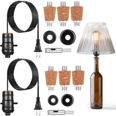 Imagem de Kit de lâmpada de garrafa Acbungji para garrafa de licor, garrafa de v