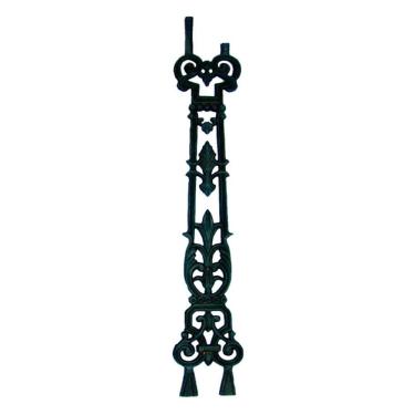 Imagem de Grade Ferro Fundido Ouro Preto 1 Grau Sacada Varanda 86X15Cm