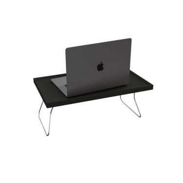 Imagem de Bandeja Multiuso com Suporte para Notebook Bisart Laca Preto