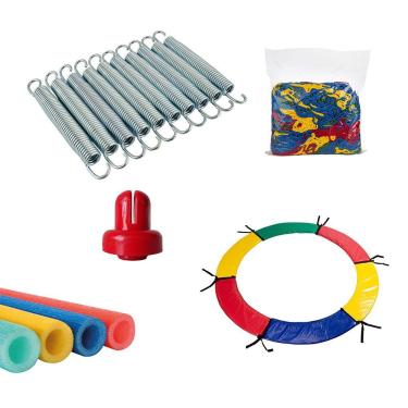 Imagem de Kit Acessórios para Reposição Cama Elástica 3,66 3,70m Chico