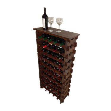 Imagem de Adega Vinho Madeira 70 Garrafas Tipo Mesinha Imbuia C05