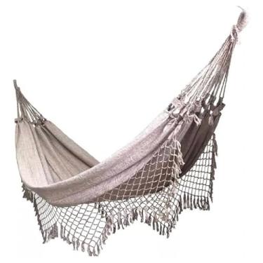 Imagem de Rede De Descanso Dormir Casal Decorativa(Areia)