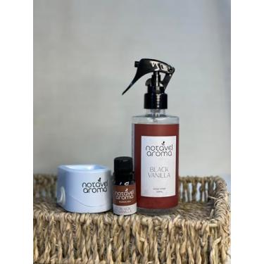 Imagem de Kit Home Spray Aromatizador Difusor Eletrico Essencia Concentrada 10ml (BRANCO, BLACK VANILLA)