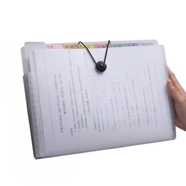 Imagem de Pasta para Documentos Grande Capacidade Conveniente(6211 branco 12 layers)