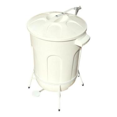 Imagem de Lixeira Pedal De 100Lts Com Armação De Ferro - JSN