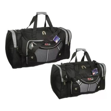Imagem de Conjunto Kit Bolsa Viagem Sacolas Grande 70L E Média 40L Yin