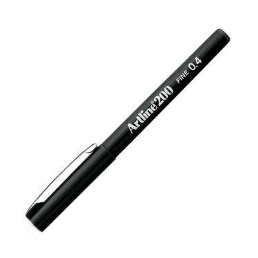 Imagem de Caneta Fine Pen 0.4mm Artline 200 Tilibra Preto
