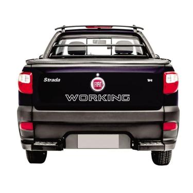 Imagem de Faixa Working Strada 2013 14 15 2016 Adesivo Tampa Traseira Branco