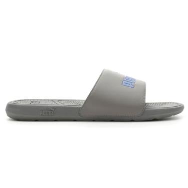 Imagem de PUMA Sandália masculina Cool Cat 2.0 Slide, Cinza carvão - safira real, 7