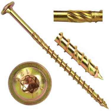 Imagem de Parafusos de retenção B1jounie YA 1/4 x 12 cm estruturais 50 unidades 