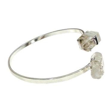 Imagem de Bracelete Pulseira Ponta De Cristal Natural Ajustável - Equilíbrio Ped