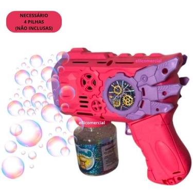 Imagem de Máquina Lança Bolha De Sabão, Automática, Colorido, Brinquedo Infantil