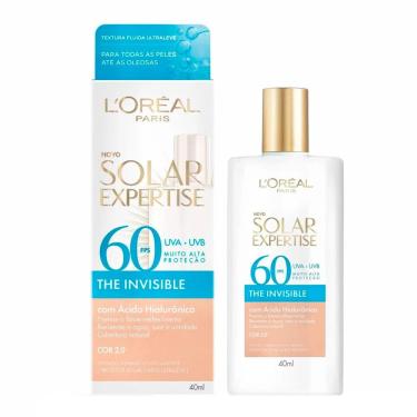 Imagem de Protetor Solar Facial L`Oréal Paris Solar Expertise The Invisible FPS 60 Cor 2.0 40ml