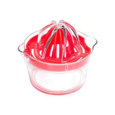 Imagem de Multiprocessador Manual 4 em 1 C/ Recipiente Medidor, Espremedor de Laranja e Limão e Ralador