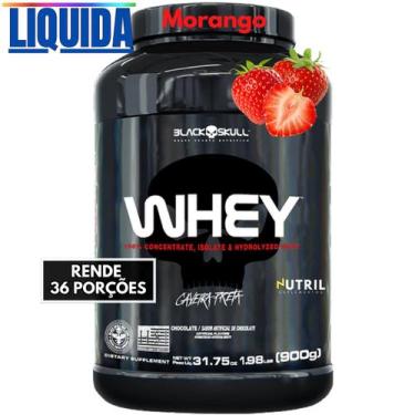 Imagem de Whey Protein 900g Black Skull 3W Isolado Hidrolisado Concentrado Suple