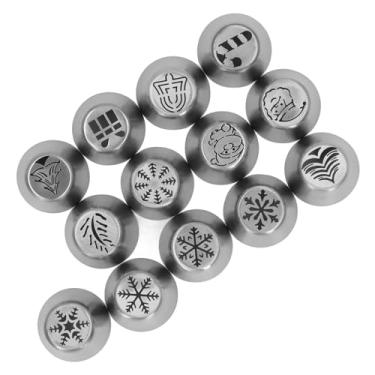 Imagem de Conjunto de bicos de confeitar russos de Natal, bicos de cobertura, pontas de confeitar, kit de decoração de bolos, cupcakes, flores, pontas de confeitar, bicos de confeitar