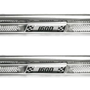 Imagem de Soleira De Porta Inox Vw Fusca Par 1200 - 1300 - 1500 - 1600 - FUSCA -