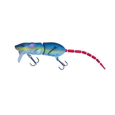 Imagem de ZZTWER Isca de pesca artificial de 155 cm 155 g isca de rato de plástico isca de natação robalo de rato com anzol, equipamento de pesca, iscas flutuantes