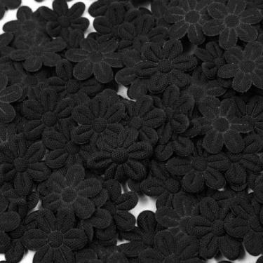 Imagem de Flor prensada  20mm (35un) - IMPORTAÇÃO, PRETO